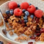 This crunch granola recipe is just what you need to get your morning started!
