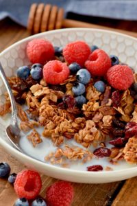 This crunch granola recipe is just what you need to get your morning started!