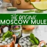 collage of moscow mule photos