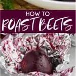 collage of photos of roasted beets