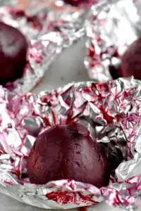 Grab a bunch of those gorgeous burgundy root vegetables and learn how to roast beets!  Roasted beets are such an amazing addition to salads, and the great beginning to soups, and they are so easy to prepare.