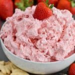 bowl of strawberry fluff dip - 11