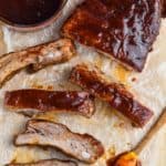 overhead view of rib recipe - 16