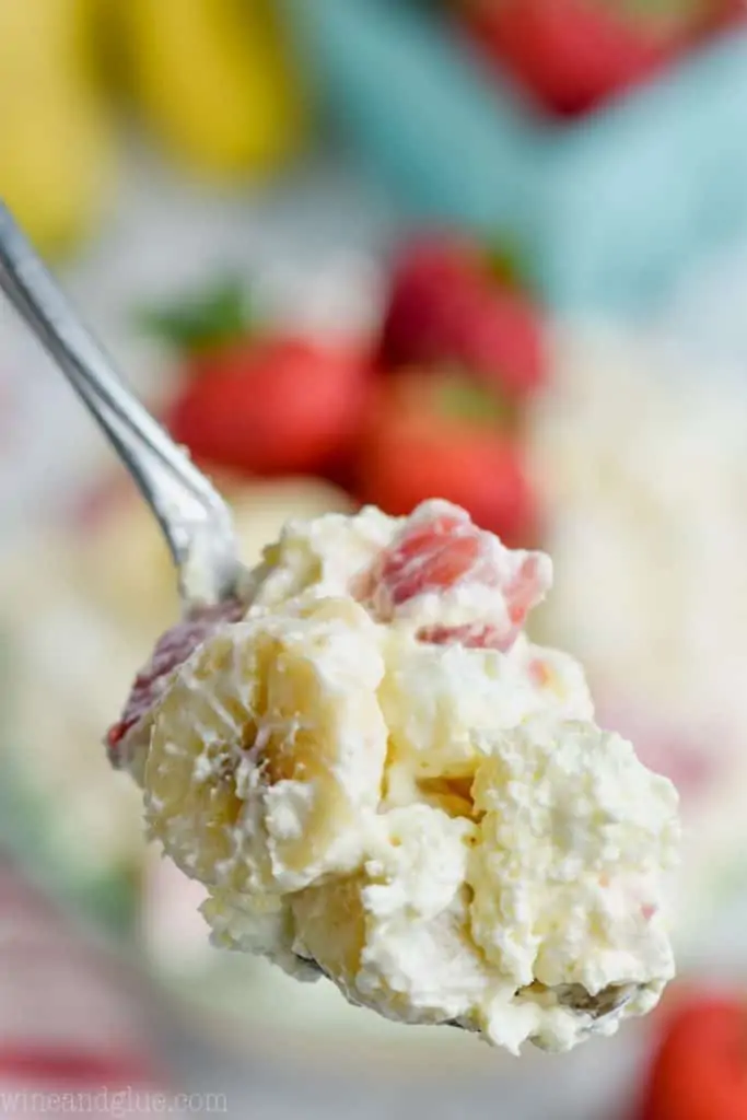 spoonful of strawberry banana fluff recipe