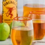 glass of fireball whiskey punch - 20