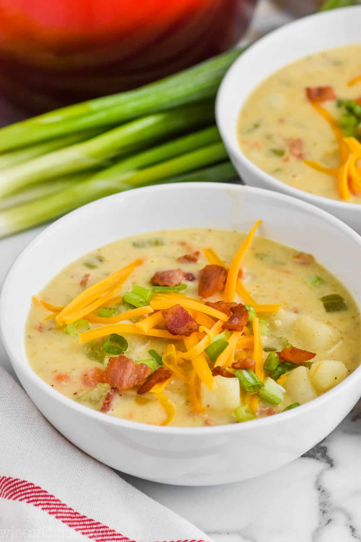 Creamy Potato Soup with Bacon - Simple Joy