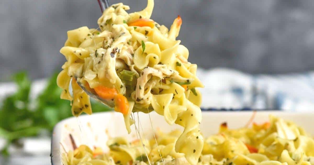 Chicken Noodle Casserole - Simple Joy