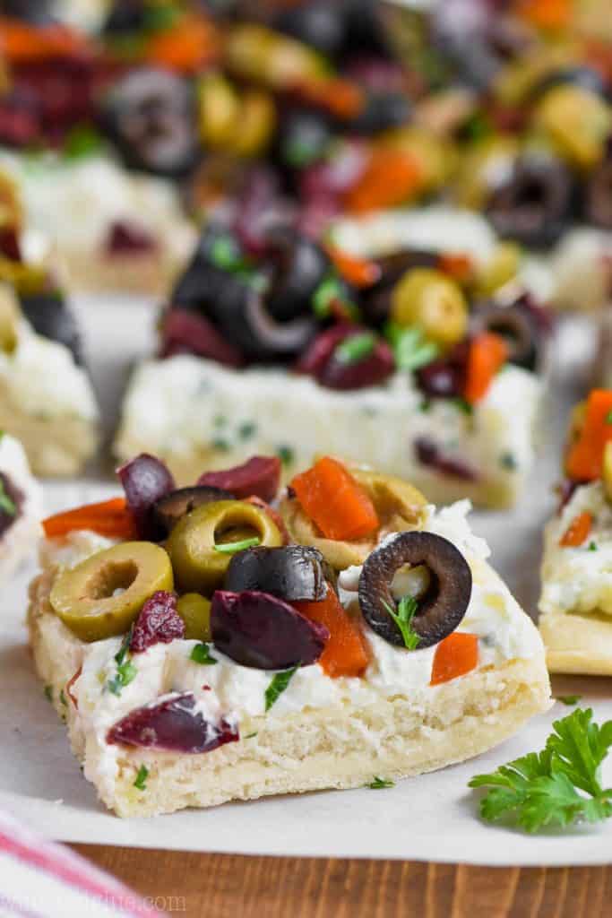 Olive Pizza Appetizer - Wine & Glue