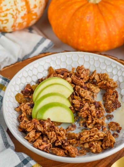 Pumpkin Spice Homemade Granola Recipe