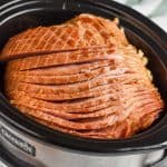 spiral cut ham in a slow cooker - 20