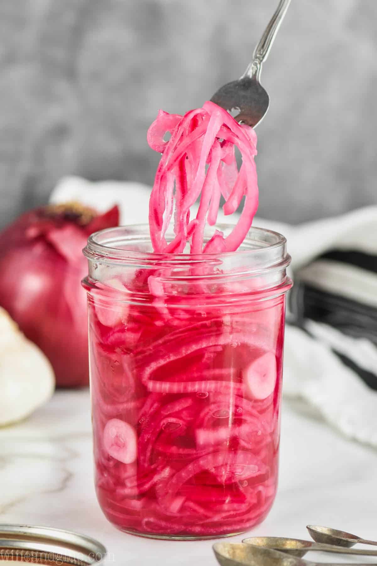 Quick-Pickled Red Onions - Never Not Hungry