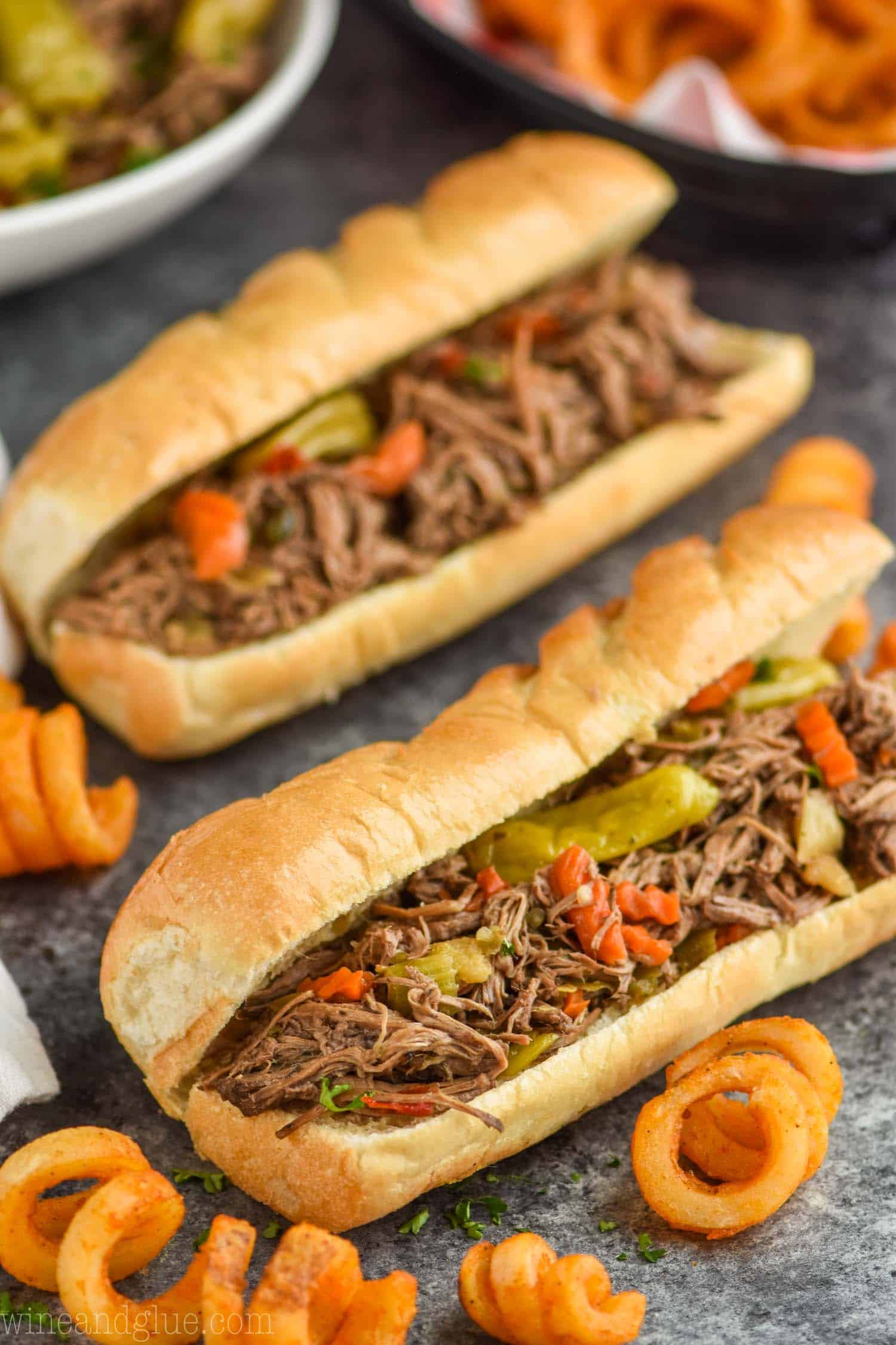 Crock Pot Italian Beef Sandwiches