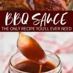 collage of photos of bbq sauce