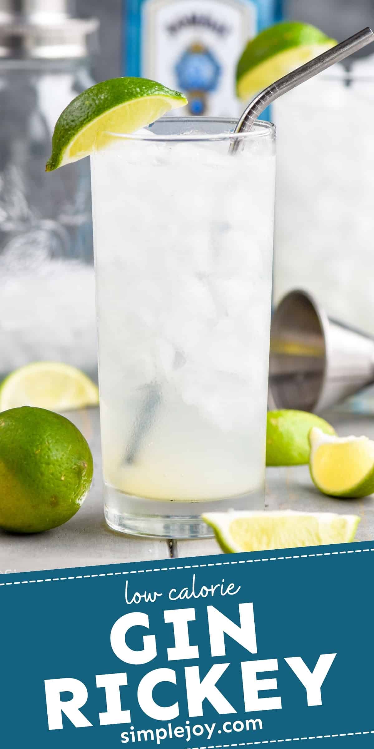Gin Rickey Recipe (Low Calorie!) Simple Joy