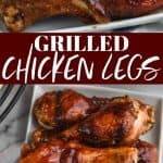 collage of photos of grilled chicken