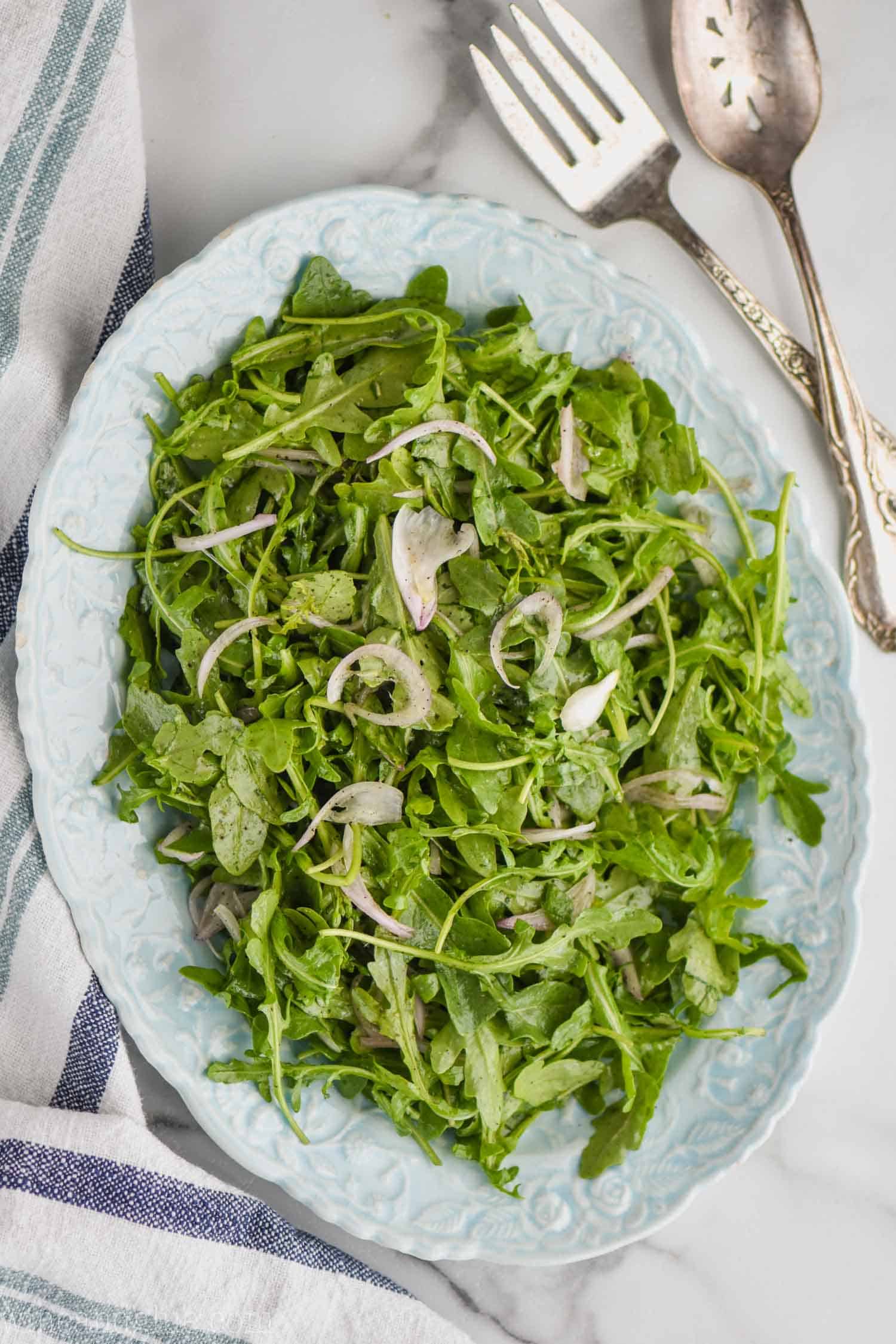 Simple Arugula Salad Dressing Recipe (Only 5-Ingredients!)