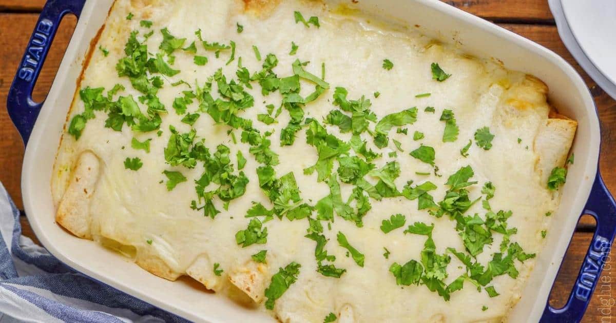 Sour Cream Chicken Enchiladas - Simple Joy