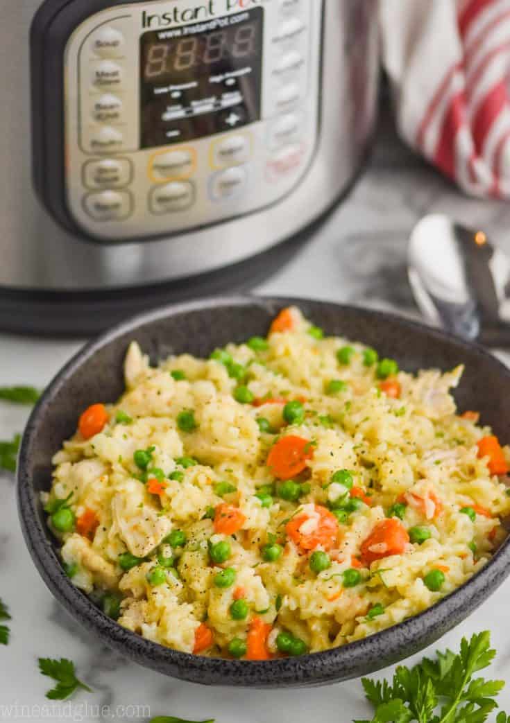 Instant Pot Chicken and Rice Casserole (from scratch with alternate