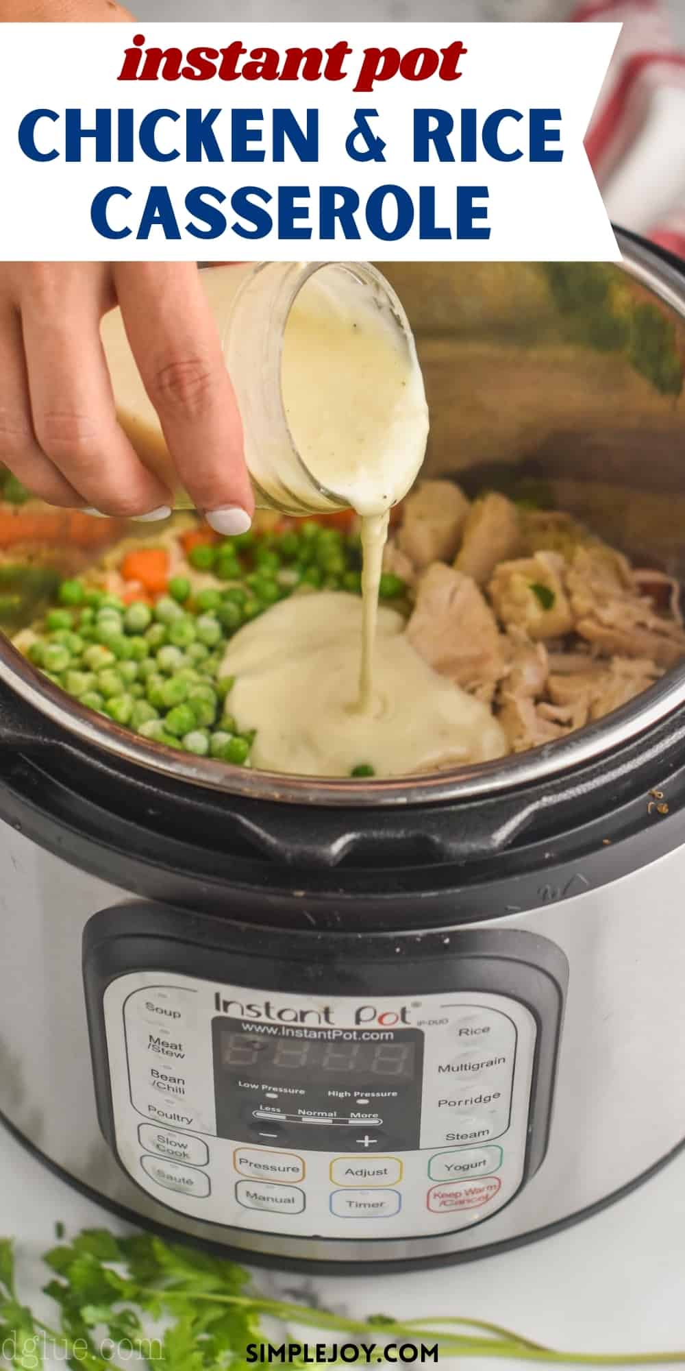 Instant Pot Chicken and Rice Casserole Simple Joy