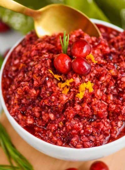 Cranberry Orange Relish