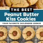 collage of photos of peanut butter blossoms