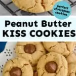 collage of photos of peanut butter blossoms