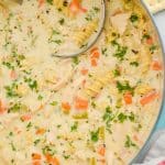 Creamy Crockpot Chicken Noodle Soup - Simple Joy