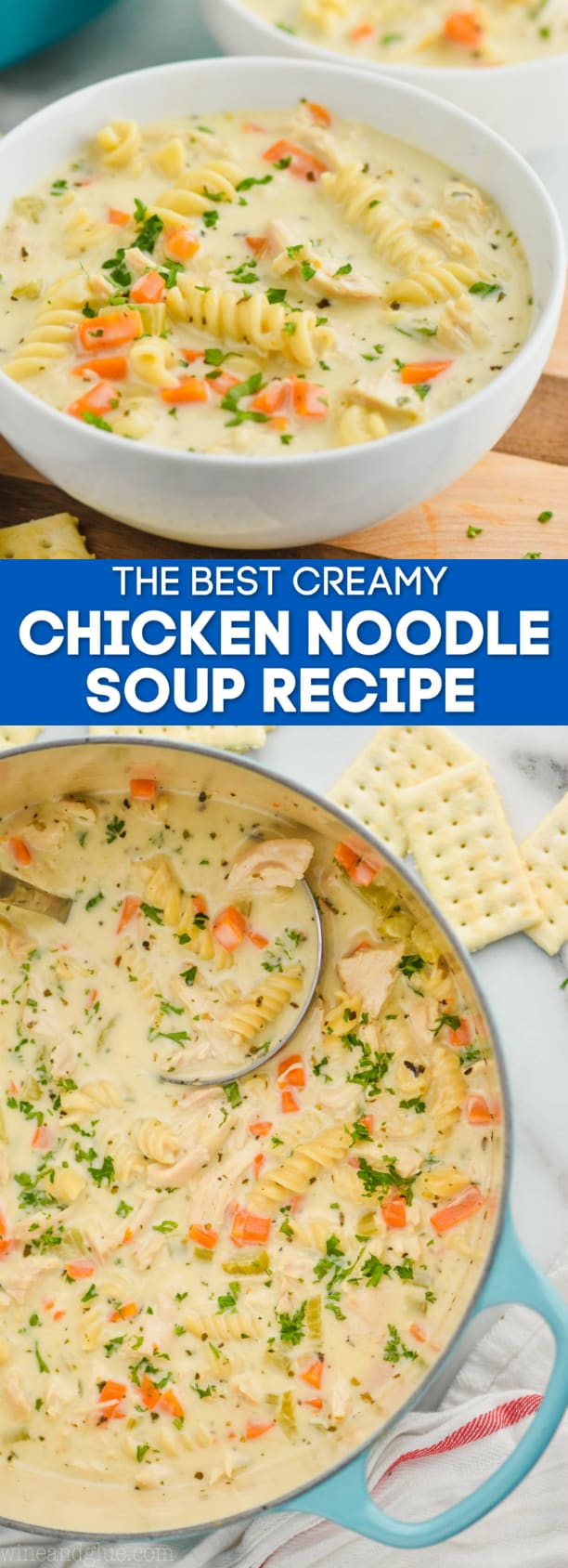 Creamy Chicken Noodle Soup - Simple Joy