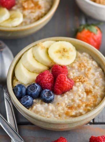 Instant Pot Steel Cut Oats