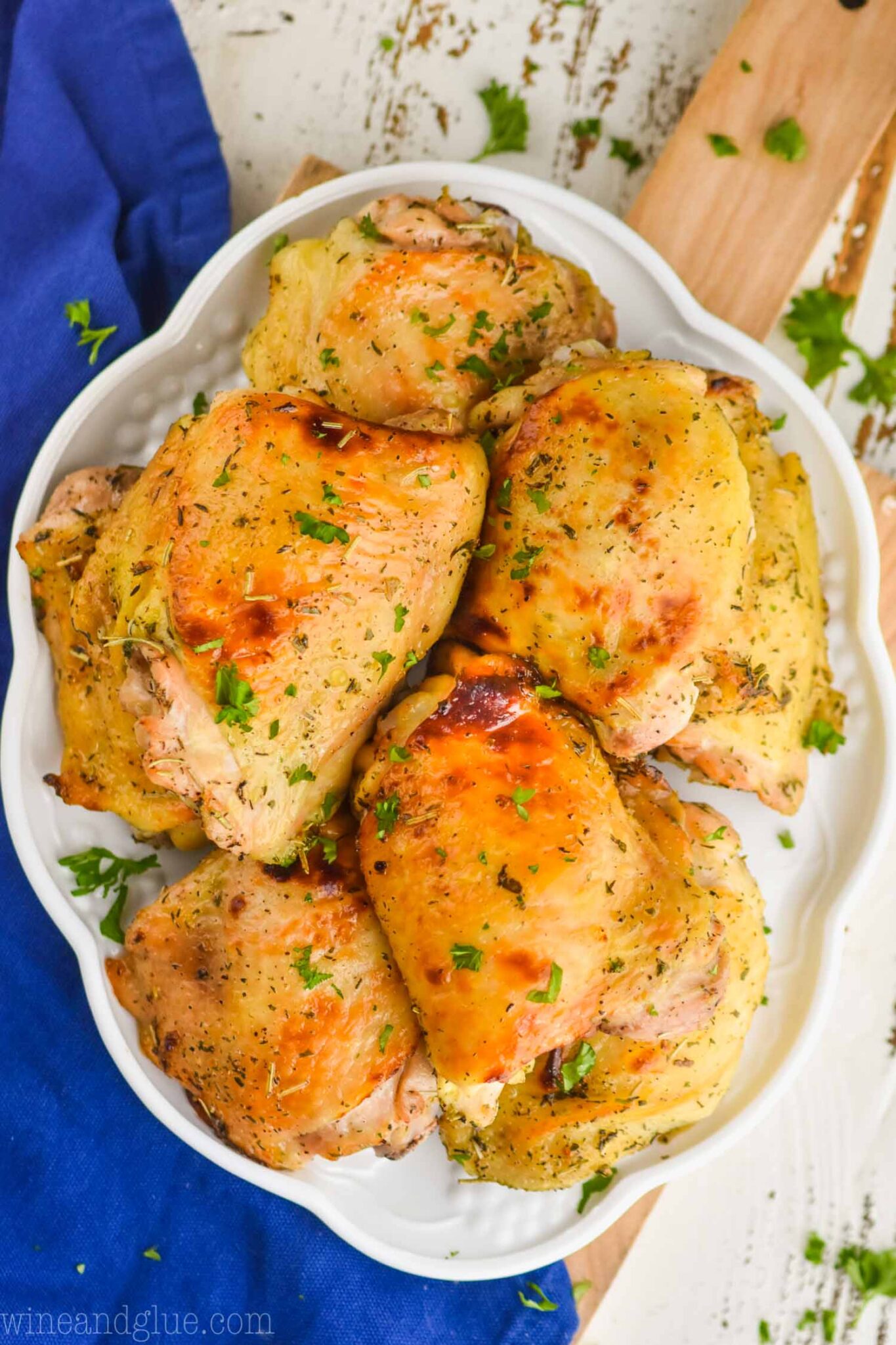 Recipe for Baked Chicken Thighs - Simple Joy