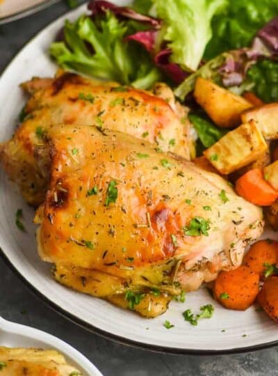 Oven Baked Chicken Thighs
