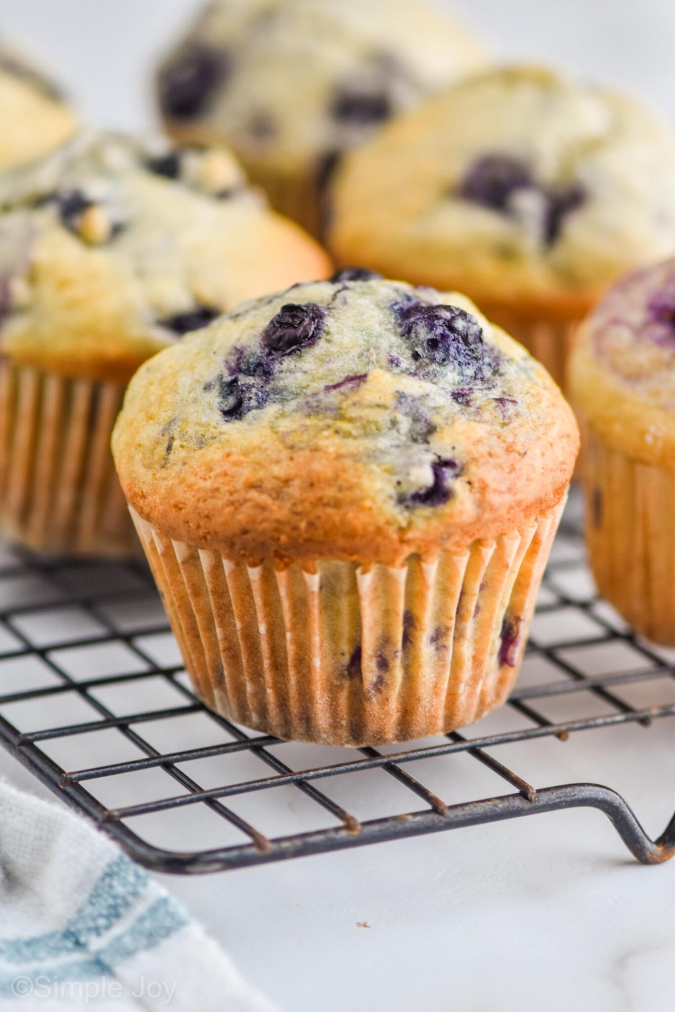 Healthy Blueberry Muffins - Simple Joy