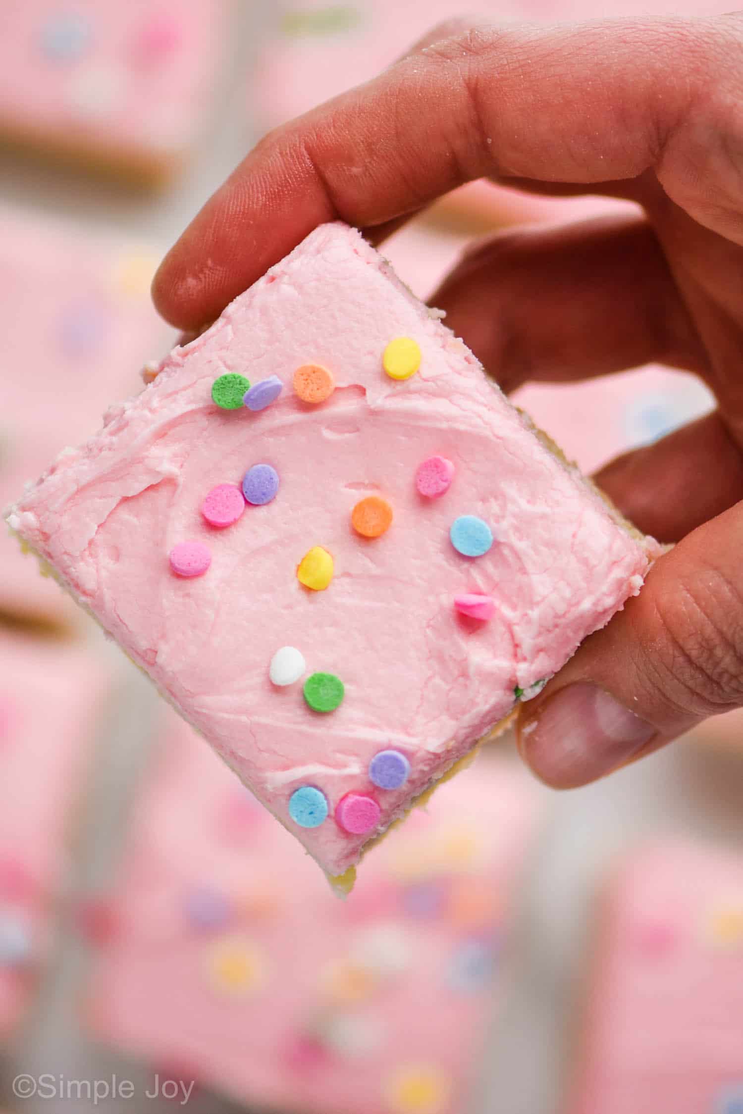 Sugar Cookie Bars Simple Joy