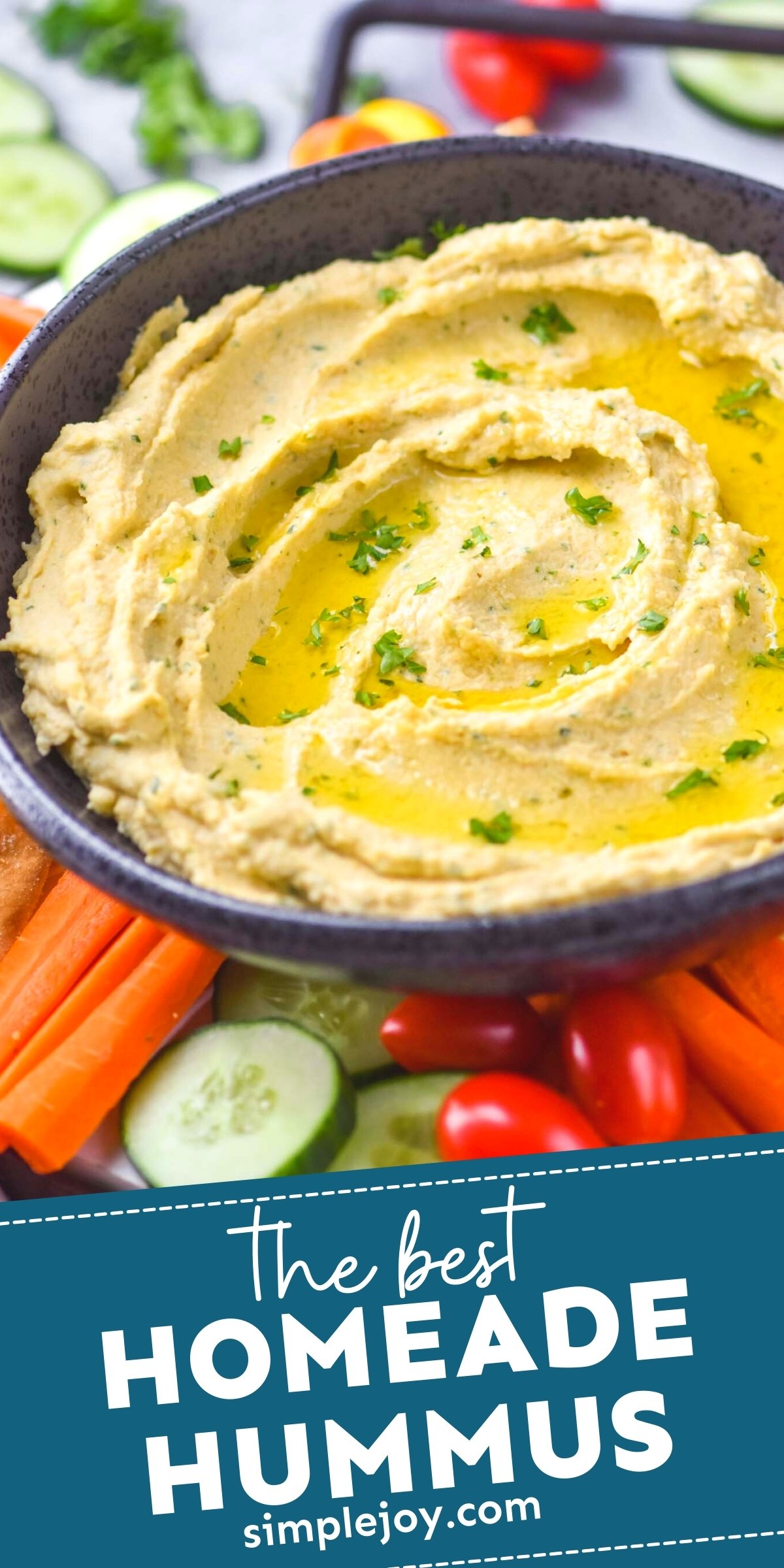 Homemade Hummus - Simple Joy