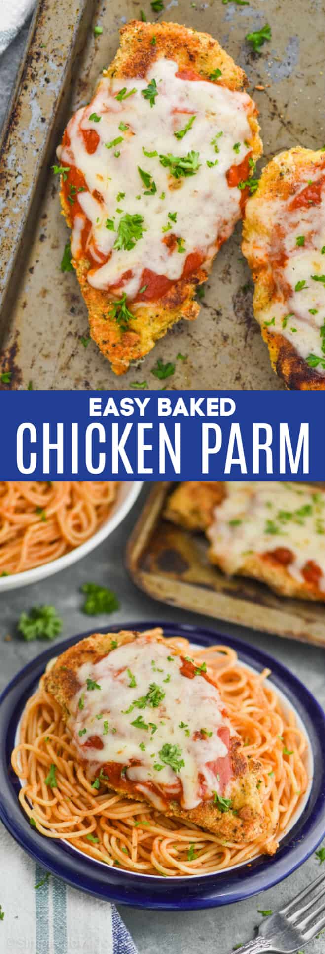 Baked Chicken Parmesan - Simple Joy