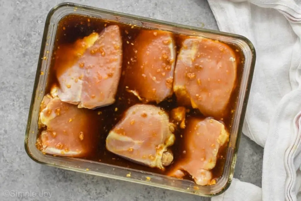 boneless skinless chicken thighs in teriyaki marinade