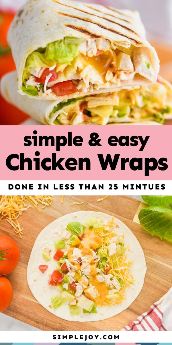 Chicken Wrap Simple Joy