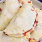 close up of a glazed cherry hand pie - 9