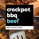 collage of photos of bbq beef