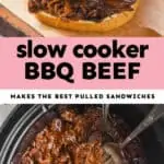 collage of photos of bbq beef