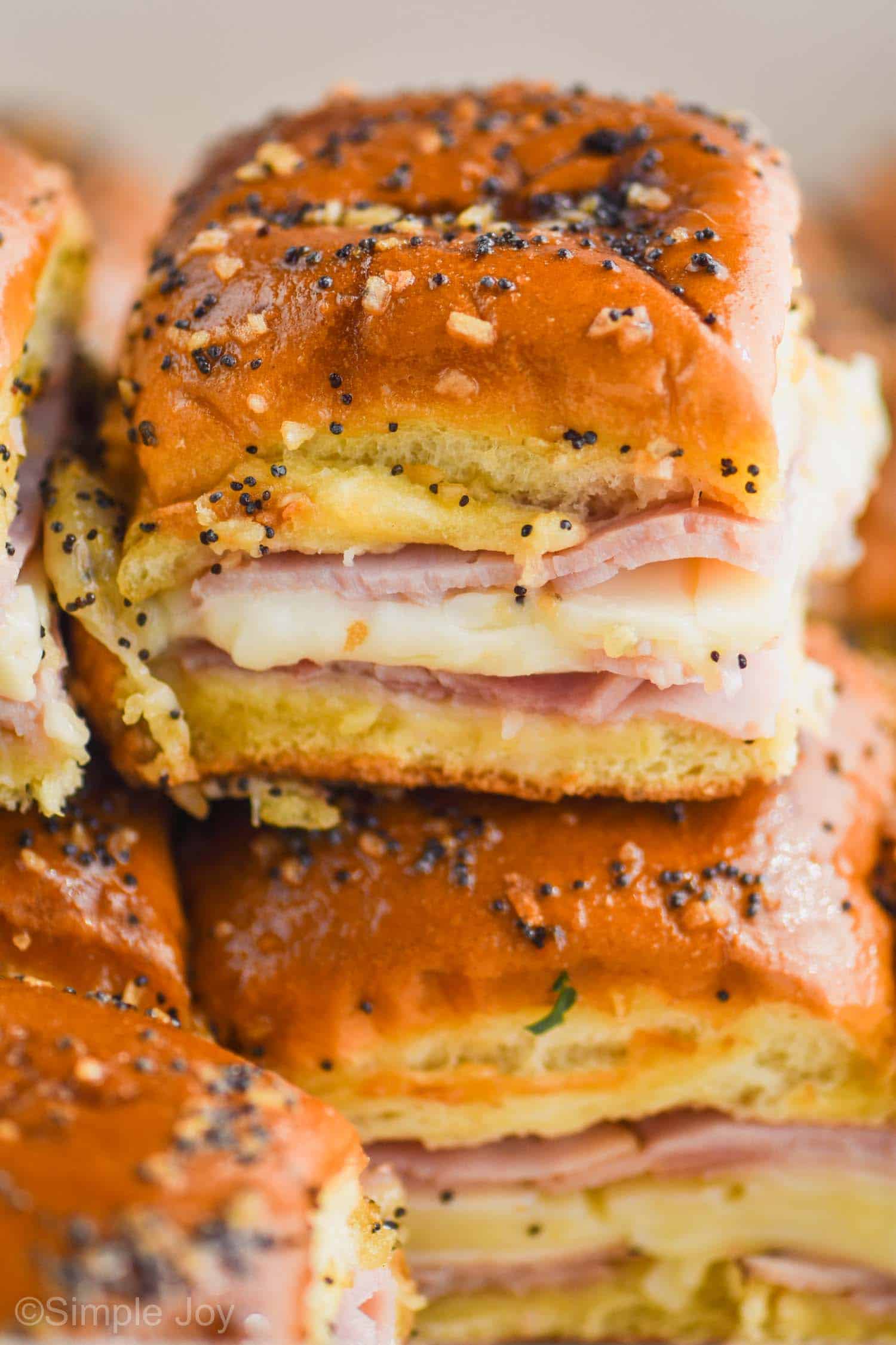 Ham And Cheese Sliders Simple Joy
