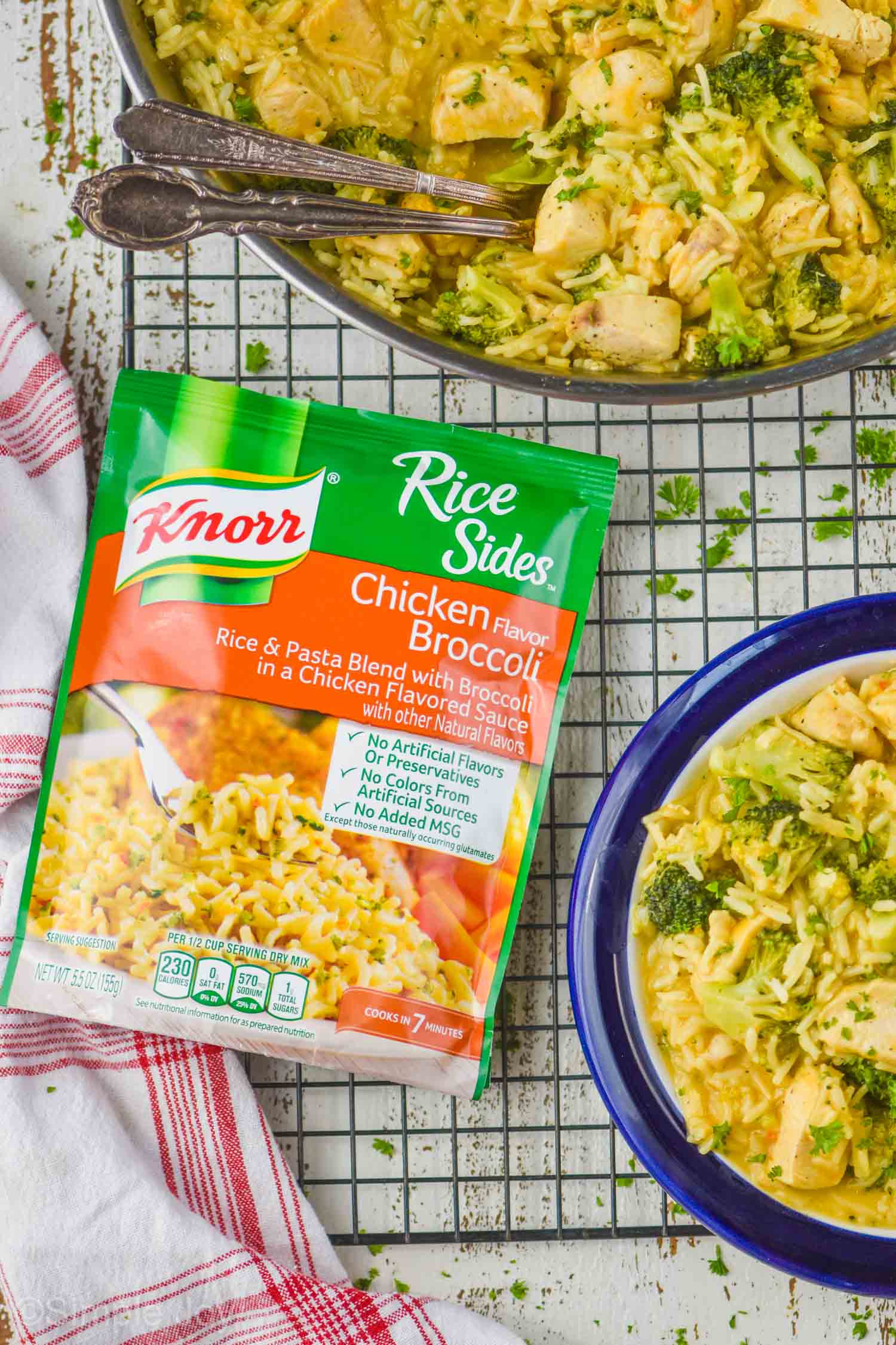 Skillet Chicken Broccoli Rice Casserole - Simple Joy