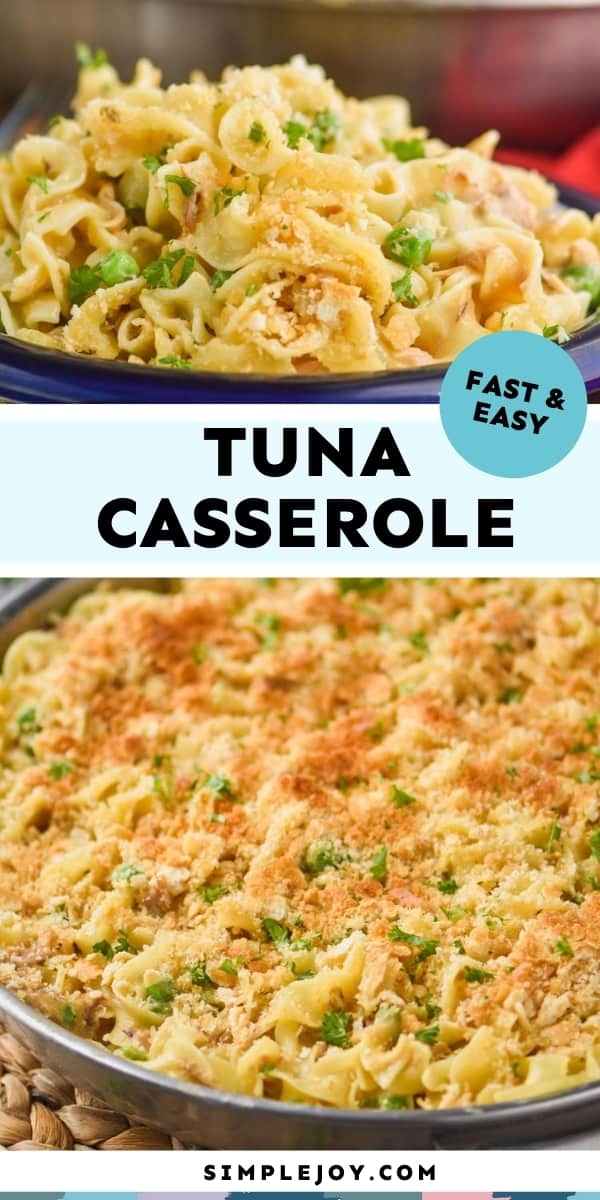 Skillet Tuna Noodle Casserole - Simple Joy