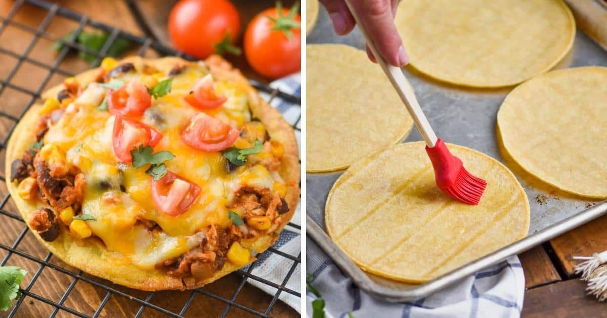 Easy Chicken Tostadas - Simple Joy