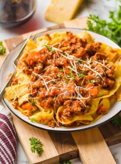 Turkey Bolognese