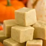 a pile of pumpkin fudge