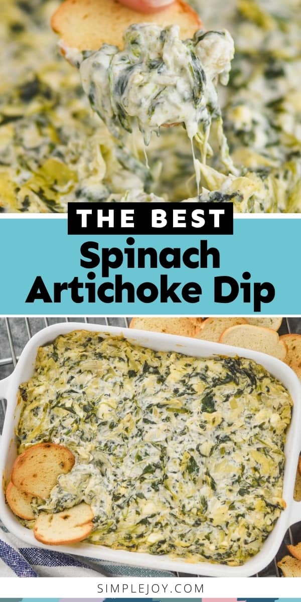 Easy Spinach and Artichoke Dip - Simple Joy