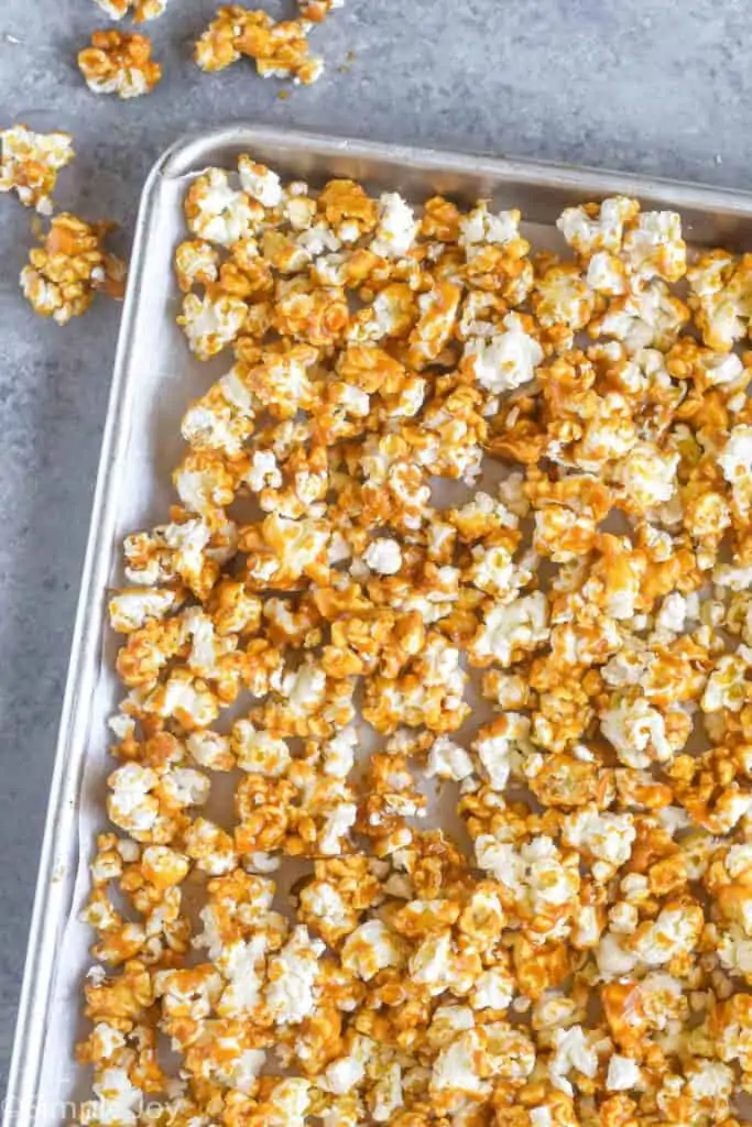 EASY HOMEMADE CARAMEL POPCORN - Butter with a Side of Bread