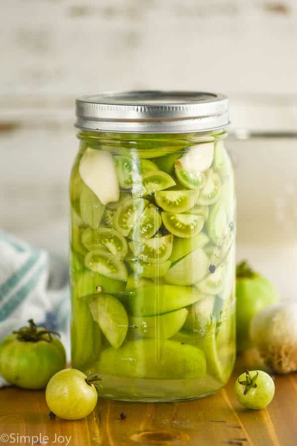 Quick Pickled Green Tomatoes — Baked Greens