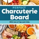 a collage of photos of a charcuterie board